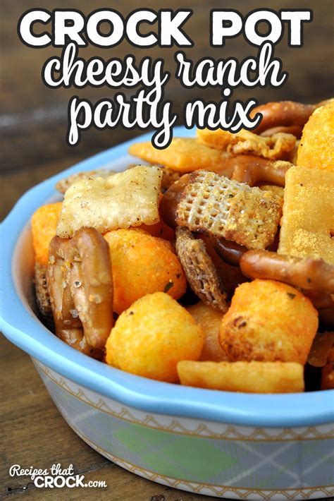 cheesy-ranch-crock-pot-party-mix image