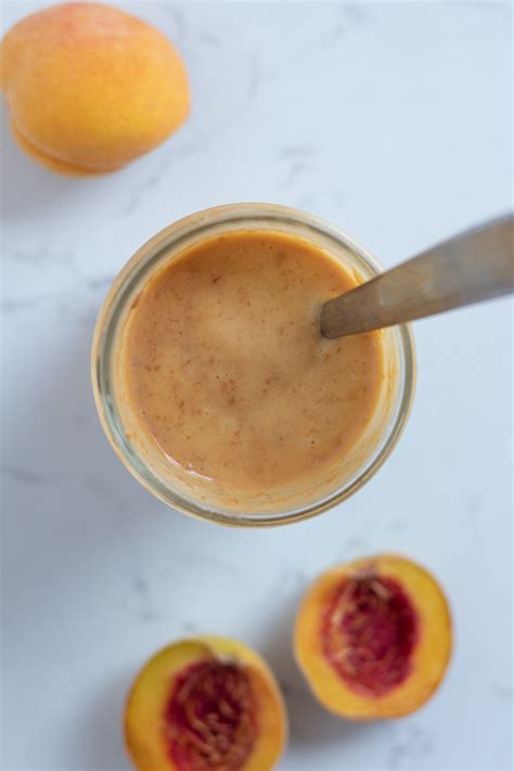 peach-honey-vinaigrette-dressing-audras-appetite image