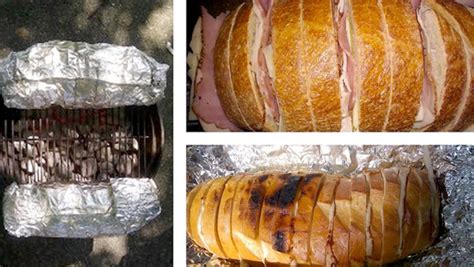 grilled-ham-cheese-sandwich-loaf-outdoors-with image