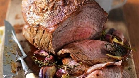 best-ever-roast-beef-with-a-mustard-crust-recipe-food image