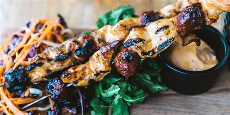chicken-breast-and-chorizo-barbecue-skewer image