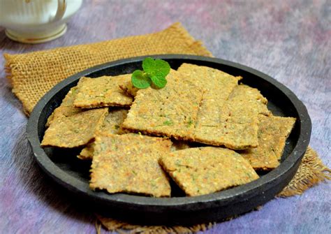 buckwheat-cracker-recipe-by-archanas-kitchen image