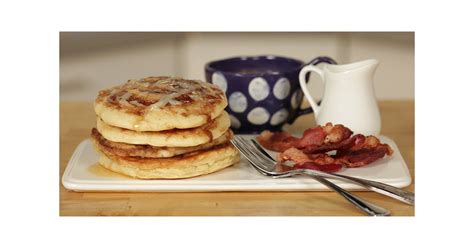 cinnamon-roll-pancakes-recipe-popsugar-food image