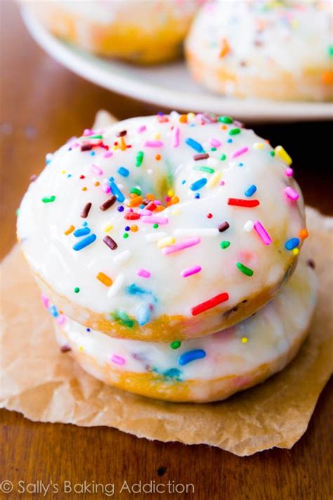 baked-funfetti-donuts-sallys-baking-addiction image