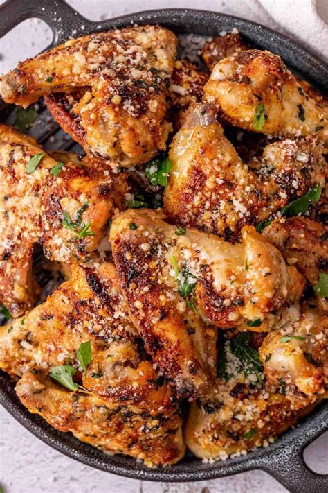garlic-parmesan-wings-crispy-and-oven-baked-the image