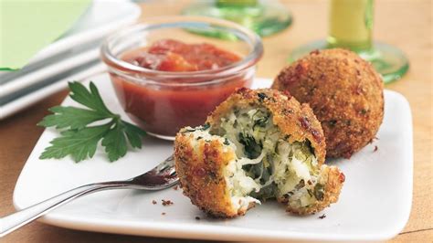 spinach-cheese-balls-with-pasta-sauce image