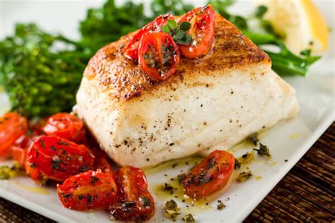roast-halibut-with-roast-baby-tomatoes-a-foodcentric image