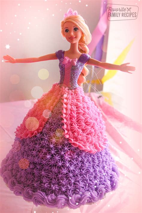 how-to-make-a-barbie-cake-princess-birthday-cake image