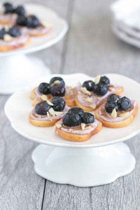 honey-almond-blueberry-bagel-bruschetta image