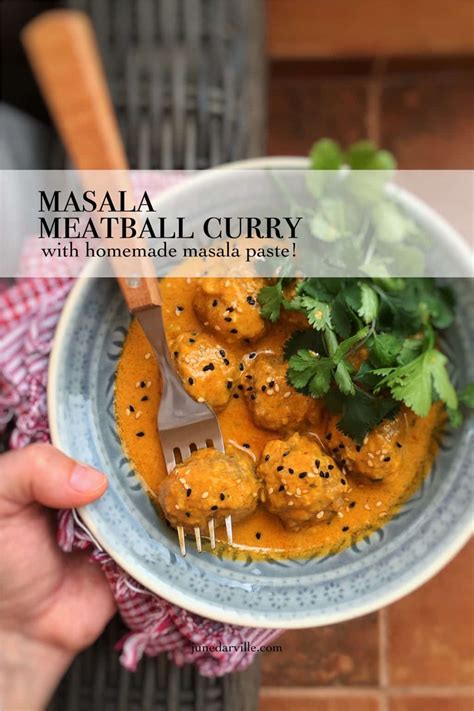 easy-masala-meatball-curry-recipe-simple-tasty-good image