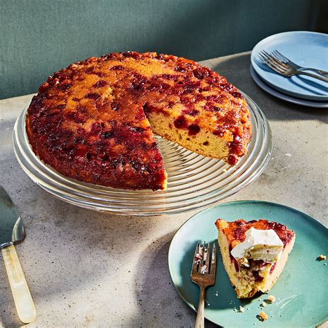 cranberry-upside-down-cake-recipe-eatingwell image