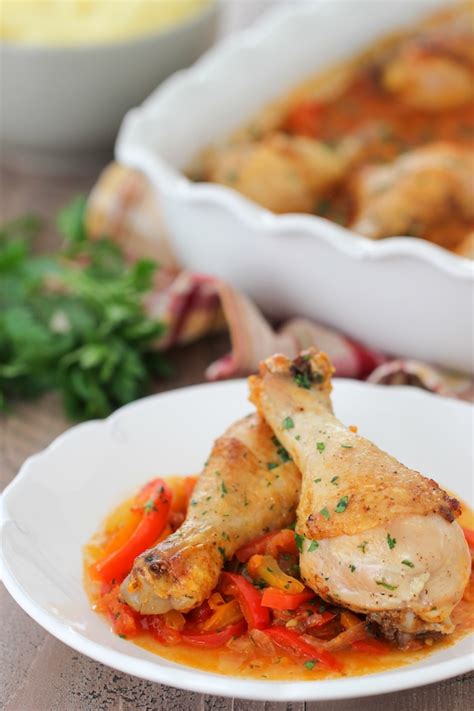 chicken-drumsticks-with-tomatoes-and-peppers image