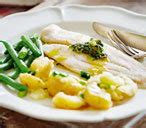 baked-fish-with-watercress-salsa-and-crushed-potatoes image