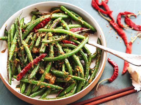 easy-sichuan-dry-fried-green-beans-gan-bian-si-ji-dou image