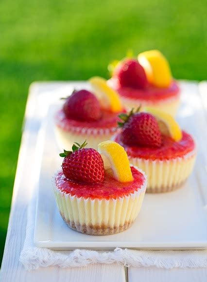 strawberry-lemonade-mini-cheesecakes image