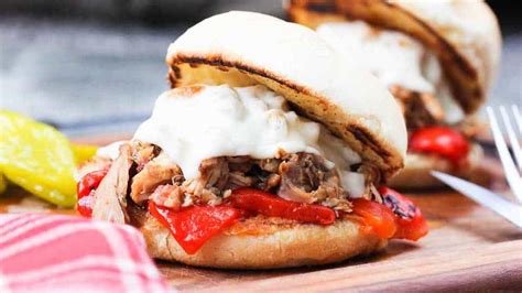instant-pot-italian-pulled-chicken-sandwiches-how-to image