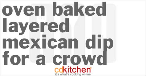 oven-baked-layered-mexican-dip-for-a-crowd image