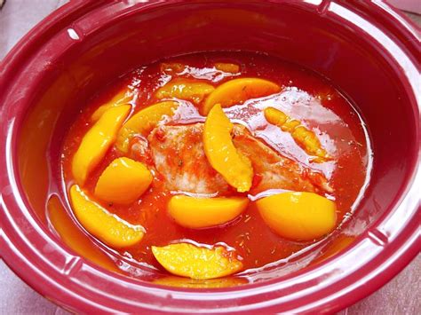 spicy-slow-cooker-pork-chops-and-peaches-growing image