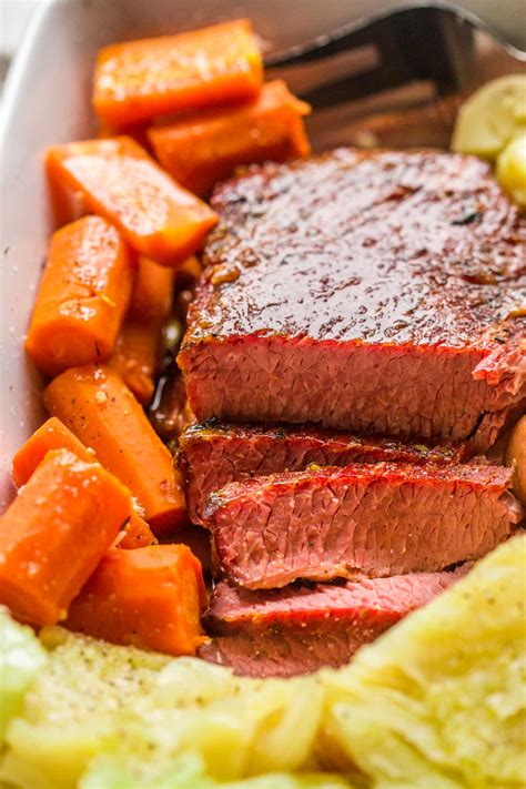the-best-slow-cooker-glazed-corned-beef image