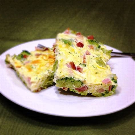 savory-ham-cheese-broccoli-and-egg-bake-in-the image