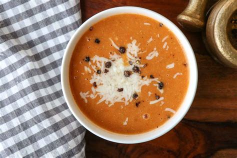 roasted-carrot-tomato-soup-recipe-by-archanas image