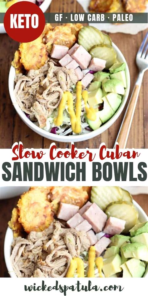 easy-cuban-sandwich-bowls-recipe-wicked-spatula image