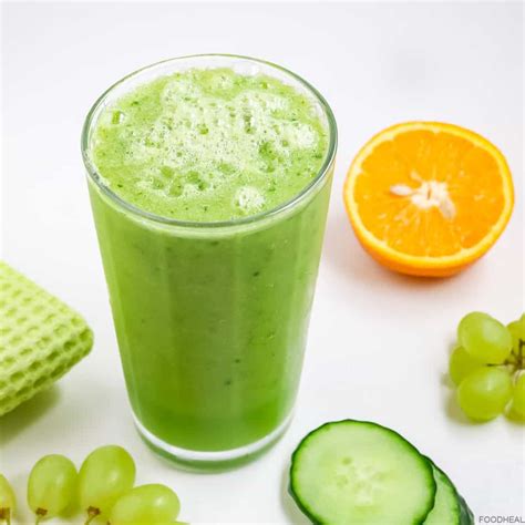 green-detox-cucumber-smoothie-foodheal image