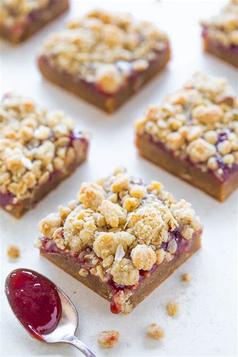 easiest-peanut-butter-and-jelly-bars-averie-cooks image