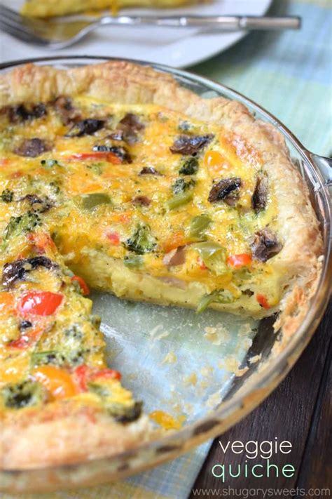 easy-vegetable-quiche-recipe-shugary-sweets image