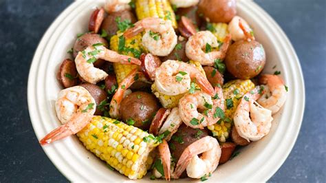 quick-instant-pot-low-country-boil-recipe-mashed image