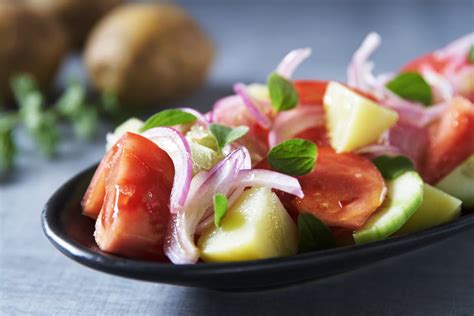 naxos-potato-salad-with-tomatoes-and-sardines image