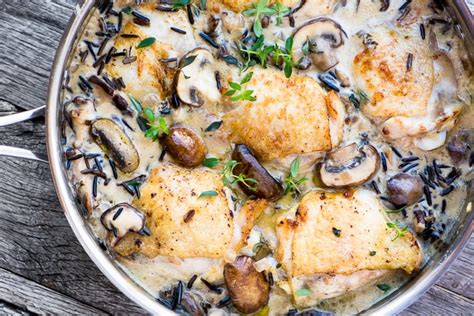 creamy-chicken-with-wild-rice-and-mushrooms image