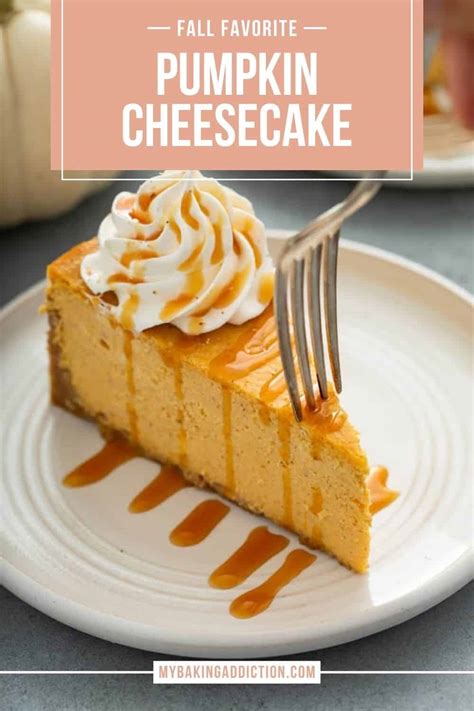 classic-pumpkin-cheesecake-my-baking-addiction image