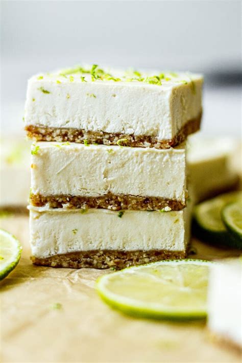 healthy-key-lime-pie-bars-all-the-healthy-things image