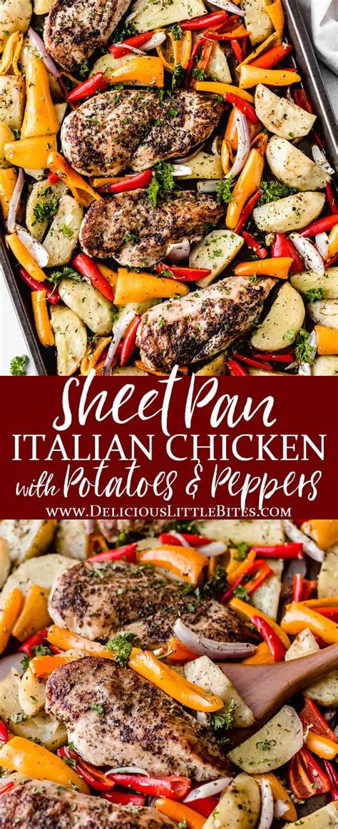 sheet-pan-italian-chicken-with-potatoes-peppers image