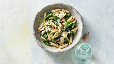 creamy-penne-with-ham-and-spinach-stop-and-shop image
