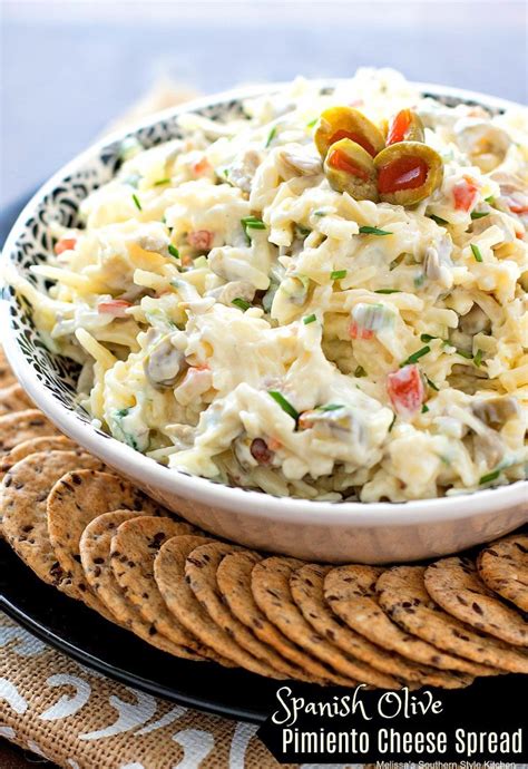 spanish-olive-pimiento-cheese-spread image