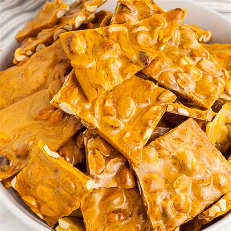easy-microwave-peanut-brittle-recipe-desserts-on-a image
