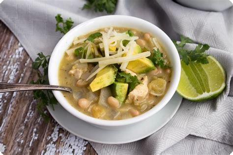 creamy-white-chicken-chili-quick-and-healthy-dinner image