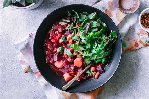 beet-greens-vegetable-soup-fork-in-the-road image