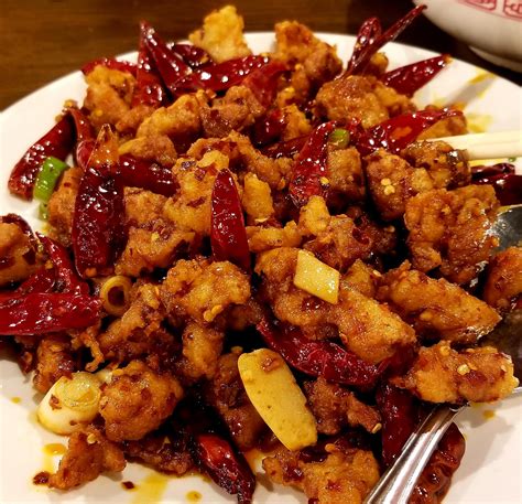 dry-chili-chicken-from-lao-sze-chuan-in-chinatown image