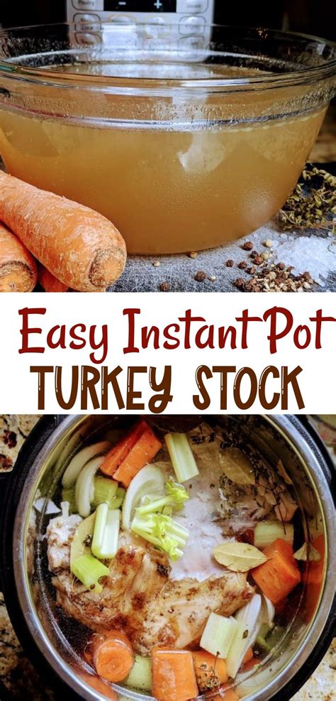 easy-instant-pot-turkey-stock image
