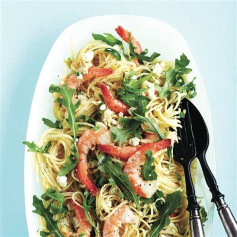 garlic-shrimp-pasta-recipe-with-feta-chatelaine image