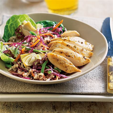 chicken-brown-rice-salad-recipe-eatingwell image