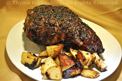 herbs-and-spices-part-iislow-roasted-leg-of-lamb image