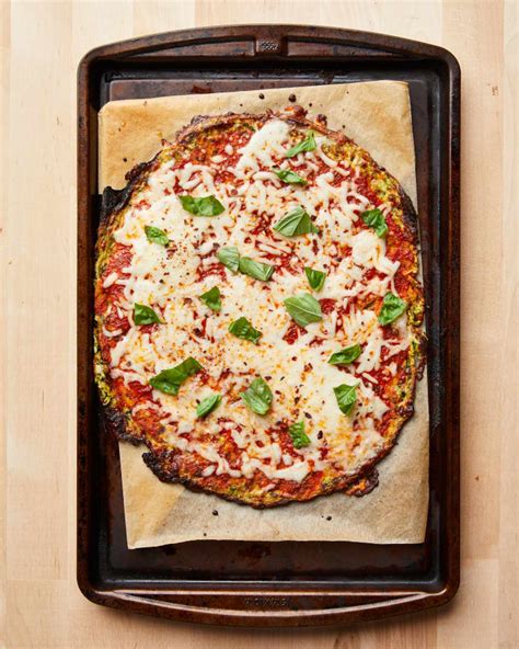 the-best-crispiest-zucchini-pizza-crust-the-kitchn image