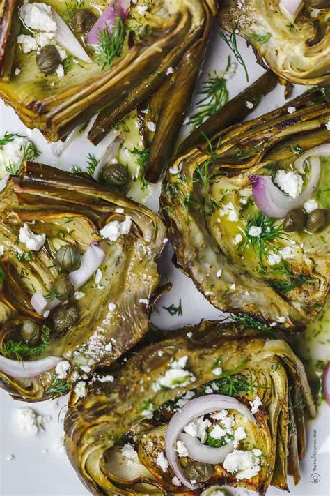 easy-roasted-artichoke-recipe-mediterranean-style-the image
