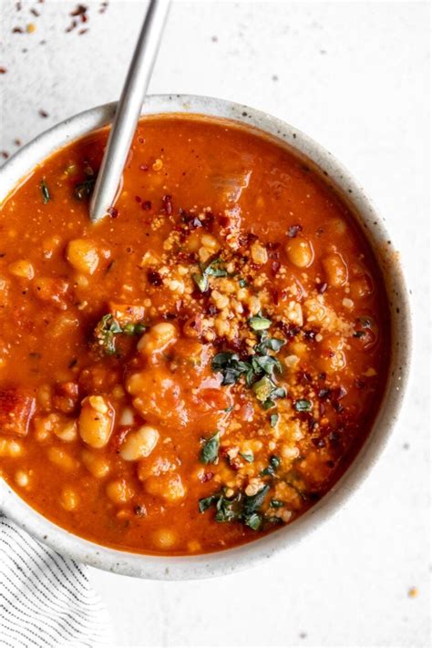 white-bean-tomato-soup-eat-with-clarity image