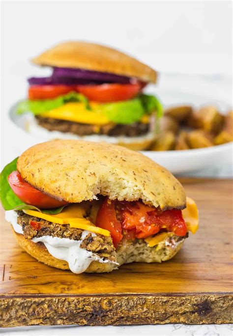 black-bean-quinoa-burger-healthier-steps image