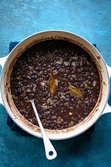 vegan-cuban-black-beans-crowded-kitchen image